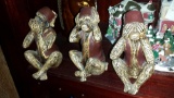 3 Monkey Figures by Mark Roberts