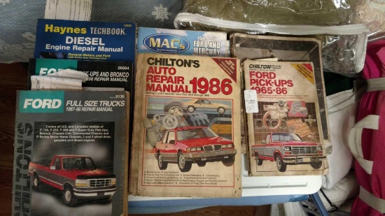 Lot of automotive Chiltons repair manuals and more