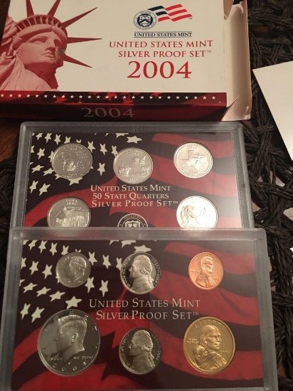 2004 US Mint Silver Proof Set