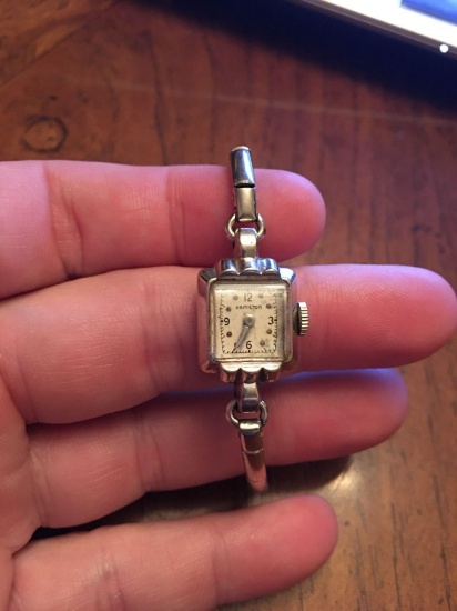 Vintage Hamilton 10k Gold Filled ladies wristwatch