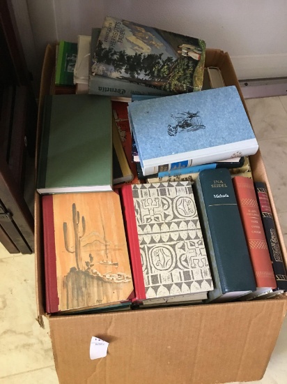 Large box of German novels and books