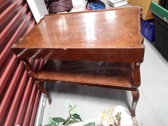 2 Level, Wood Table (Tea-cart-Sized)