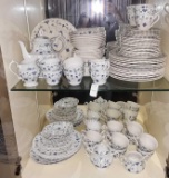 Huge Lot of Blue and white China/Porcelain Mostly Finlandia