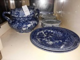 5 Pcs of Blue and White Porcleian