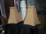 Lampshades. Clean. Small Shades still in plastic.
