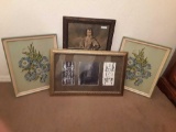 4 Framed Wall Art Pieces