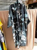 Mitsukoshi Kimono, Black with Cranes