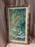 Beautiful bamboo Framed asian-inspired piece, original?