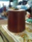 Real walnut Vermillion ice bucket with lid