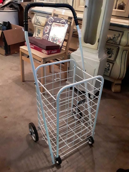 Nice smaller rolling fold up cart 4 wheels