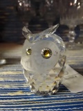Absolutely adorable Swarovski crystal owl with glittering eyes