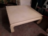 LARGE STRONG Ivory BAKER FURNITURE Coffee Table