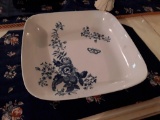 Royal Worcester RHAPSODY Platter, blue and white