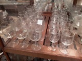 Very Pretty Etched Glasses, Large and Small
