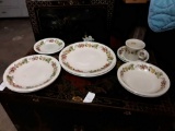 9 Piece Wedgewood, Quince, oven to table, made in England China