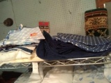 Placemats napkins and tablecloths blue and white for