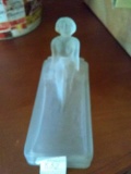 Glass nude lady soap dish