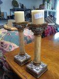 2 very nice decorative candle sticks