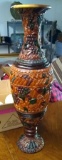 Very nice and big vase wooden style
