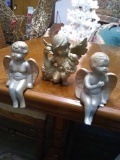3 light weight angel figures