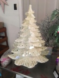 Large vintage Ceramic Christmas tree