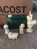 Precious Moments The Nativity mini Boxed set and snow Baby
