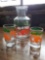 Cute Orange Juice Glass set