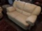 Very Nice, Ivory Leather Loveseat, Matches 1 and 1B