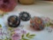 Micro 3 Mosaic Pin Collection. Millefiori Brooches....
