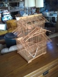 Decorative style wooden bird cage see all pictures