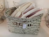 Cute Basket Full of Feminine Padded Hangers