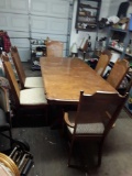 Beautiful Wooden Dining Table with 6 Chairs