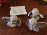 Lot of 4 Precious ceramic Cherubs