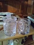 2 Waterford and Rosenthal Germany glass items
