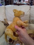 Vintage Stuffed lion with moving legs and head. Possible Steiff
