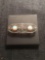 10K Gold Dual Opal highly filigreed brooch pin