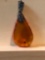 PRETTY AMBER DROP PENDANT with LEAF HANGER