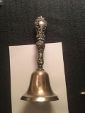 Ornate antique Sterling Silver handled Bell.