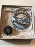 MCKEESPORT CONNECTING RAILROAD 20 YEAR SERVICE PIN & 25 YEAR SERVICE COIN