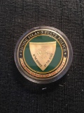 Rhode Island State Police St Michael service Challenge coin