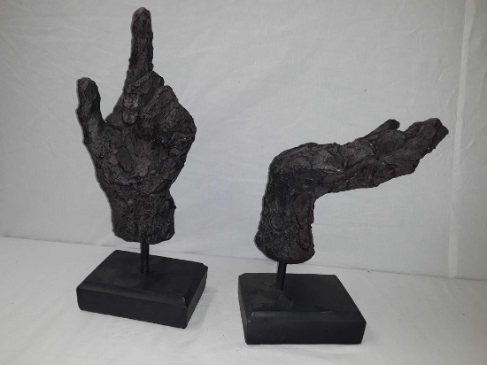 Pair of Really Cool Hand Sculptures