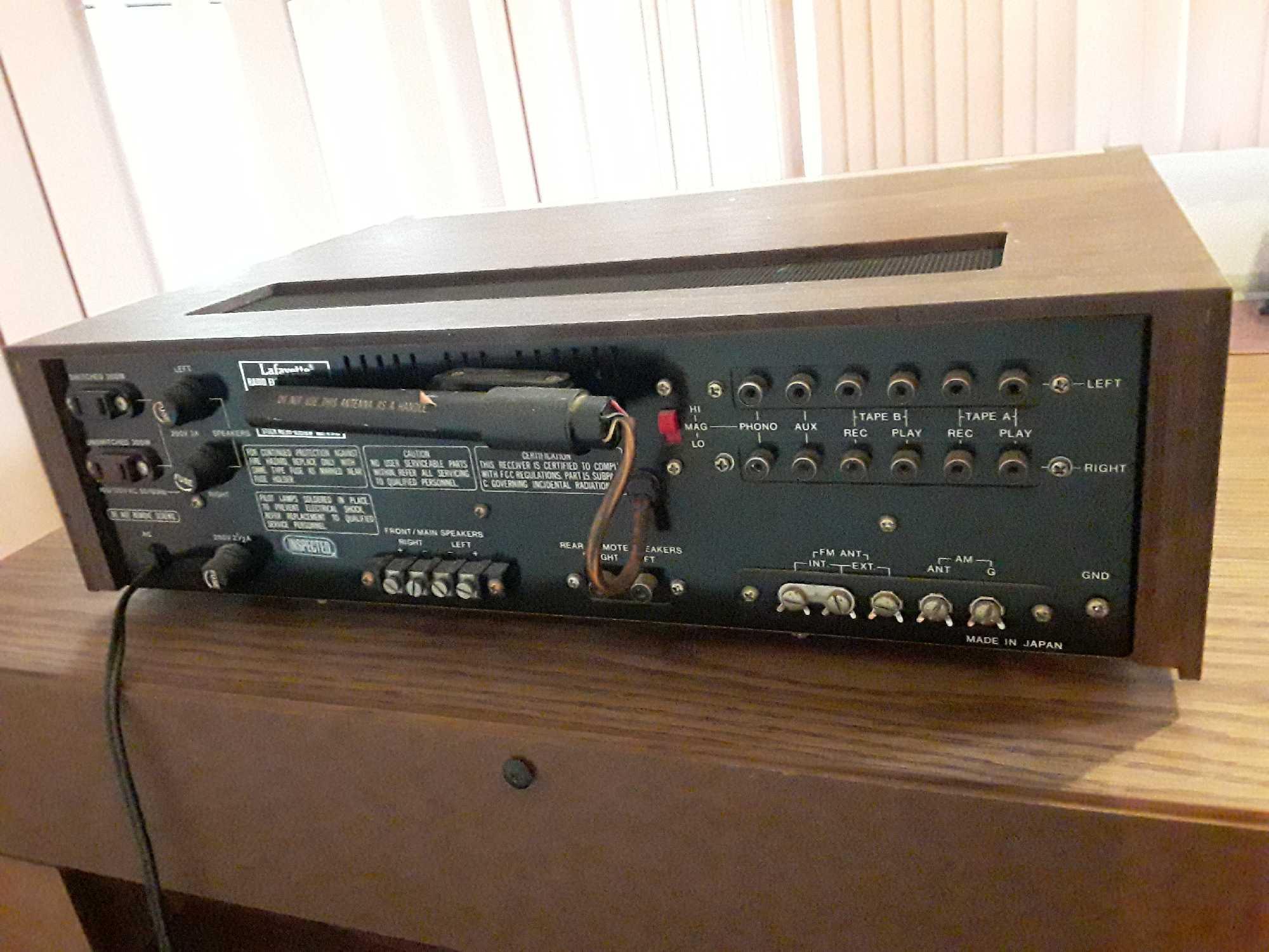 LR 2200 Lafayette Stereo Receiver, Small Cabinet, | Proxibid
