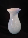 Sweet Sky-blue Art Glass Vase