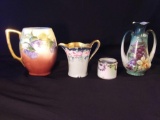 4 Pc Delicate Porcelain China Lot Including Rosenthal