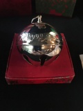 1990 Wallace Silversmiths Christmas Bell