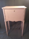 Petite Vintage Fold Out Sewing Cabinet