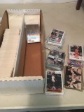 Box of basketball cards with lots of inserts Michael Jordan etc