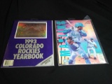 1993 Marlins and 1993 Colorado Rockies Yearbooks, Sealed in Plastic