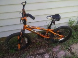 Young boys bicycle, Ambush, orange and black