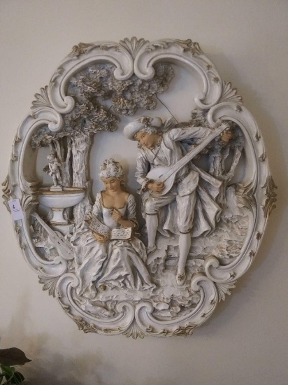Vintage Victorian-style Wall Plaque